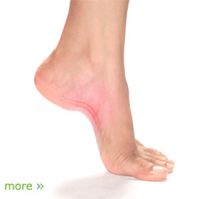 pain on inside of foot near heel