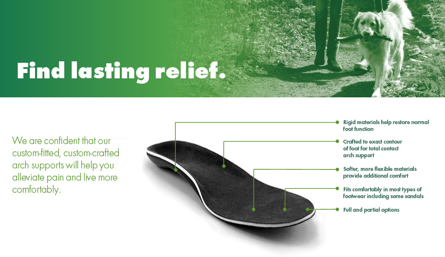 Custom Arch Support to Alleviate Foot Arch Pain Foot Solutions Cork