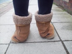 ugg boots on feet