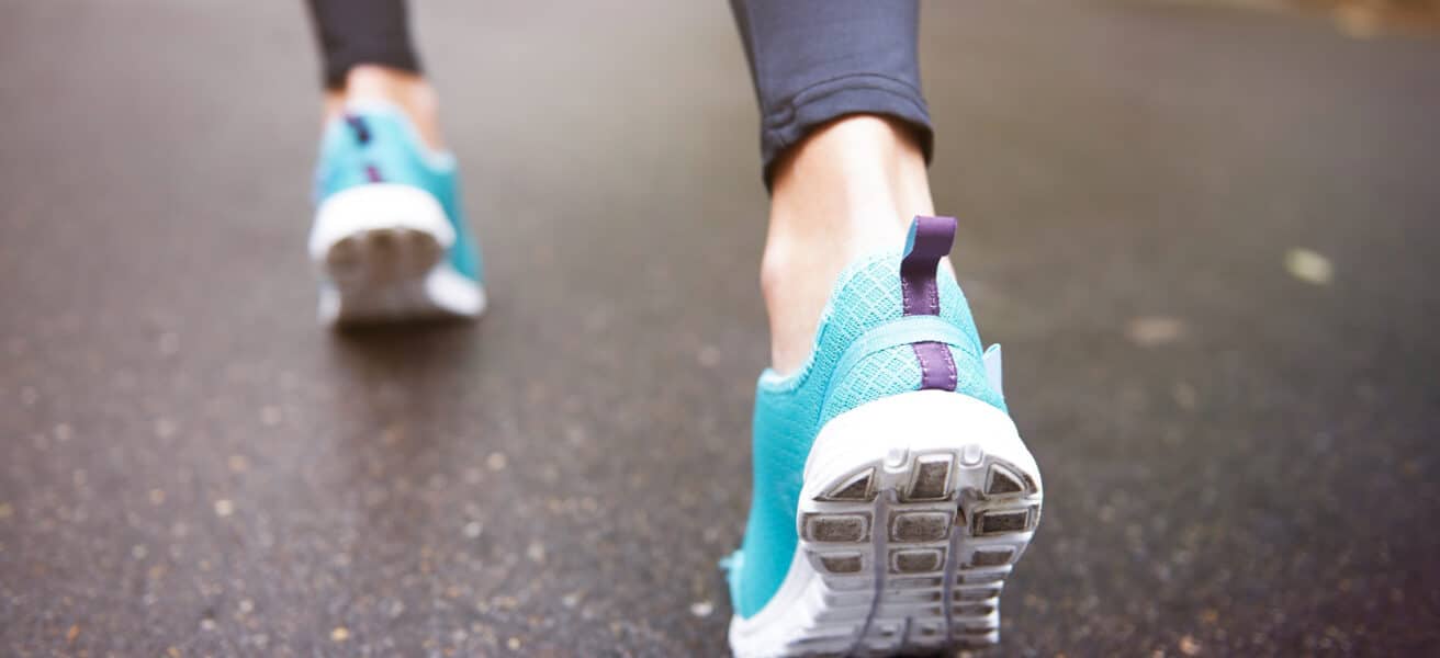 Woman in Running Shoes